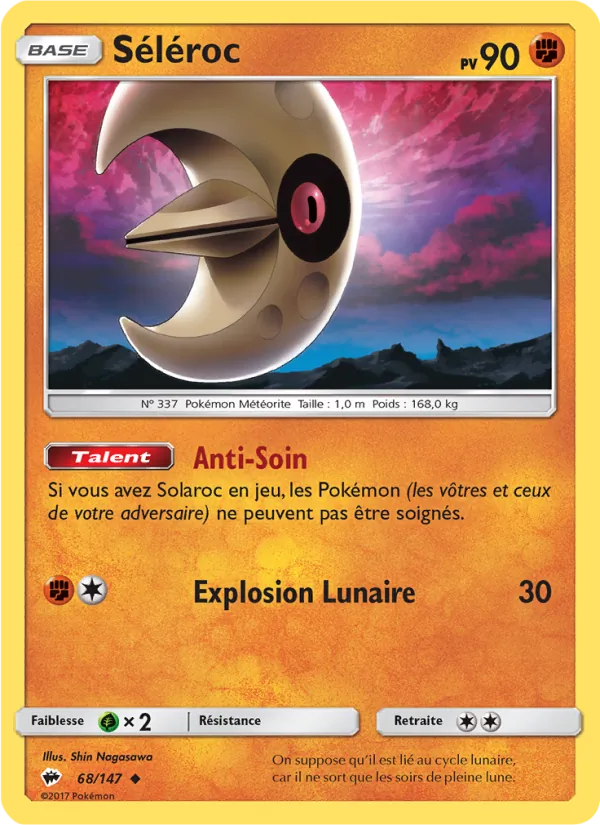 Carte Séléroc de l'extension Ombres Ardentes, numéro 68/147