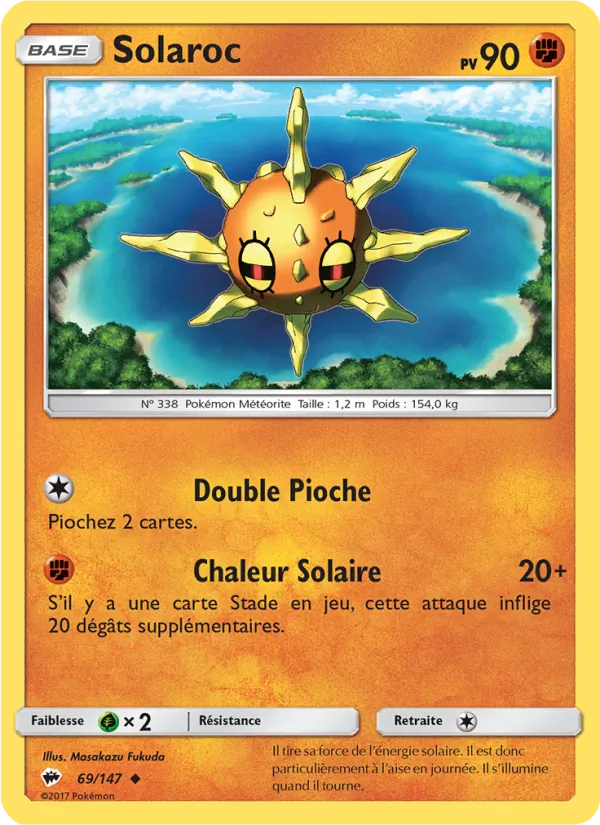 Carte Solaroc de l'extension Ombres Ardentes, numéro 69/147