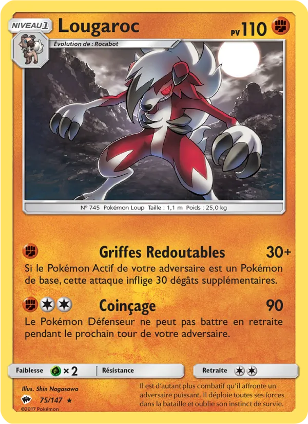 Carte Lougaroc de l'extension Ombres Ardentes, numéro 75/147