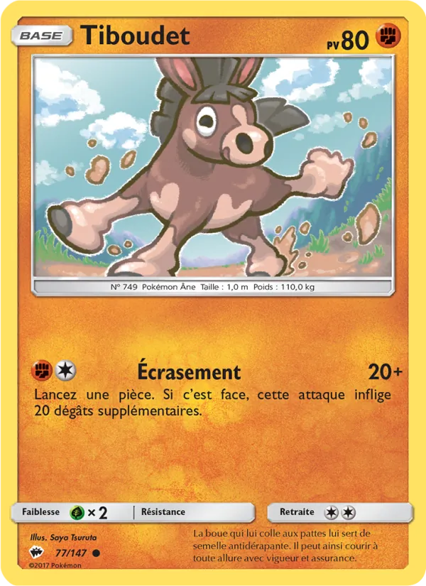 Carte Tiboudet de l'extension Ombres Ardentes, numéro 77/147