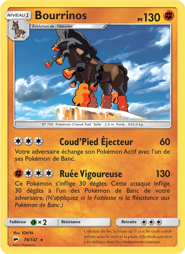 Carte Bourrinos de l'extension Ombres Ardentes, numéro 78/147