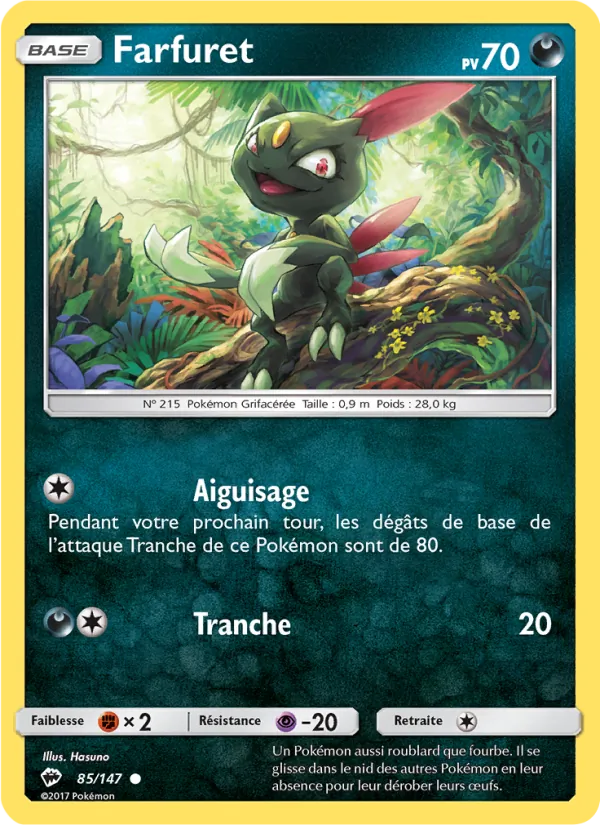 Carte Farfuret de l'extension Ombres Ardentes, numéro 85/147
