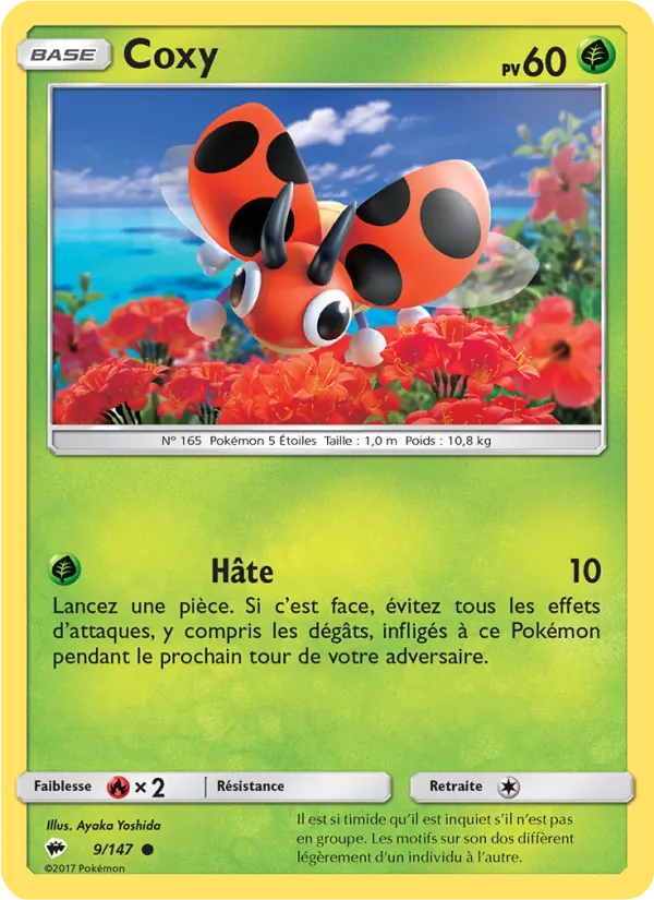Carte Coxy de l'extension Ombres Ardentes, numéro 9/147