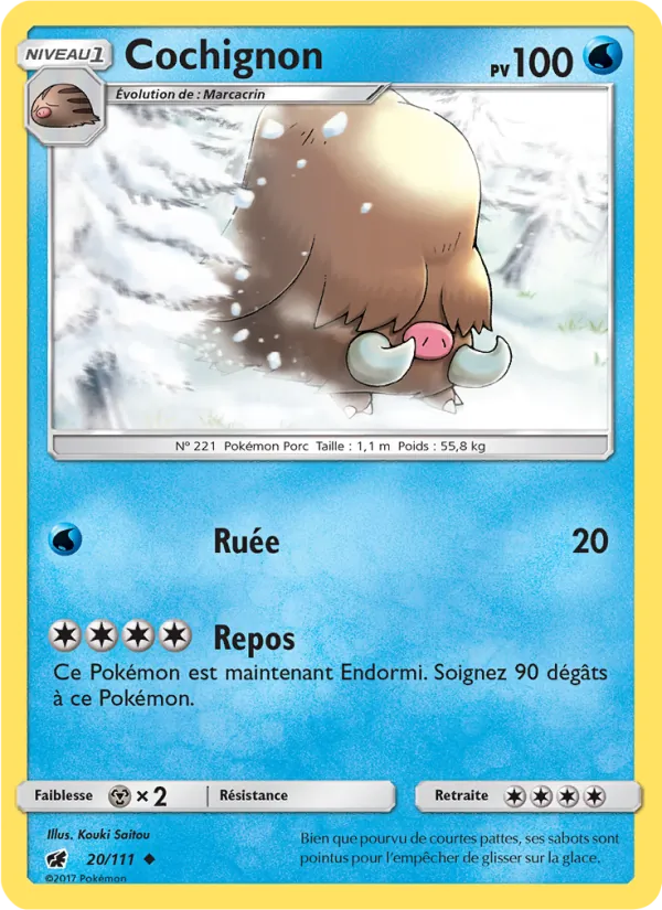 Carte Cochignon de l'extension Invasion Carmin, numéro 20/111