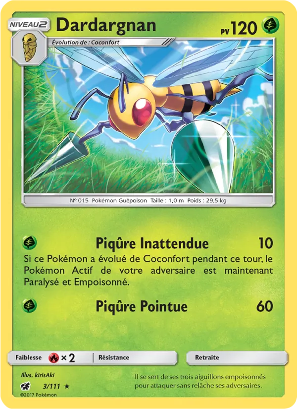 Carte Dardargnan de l'extension Invasion Carmin, numéro 3/111