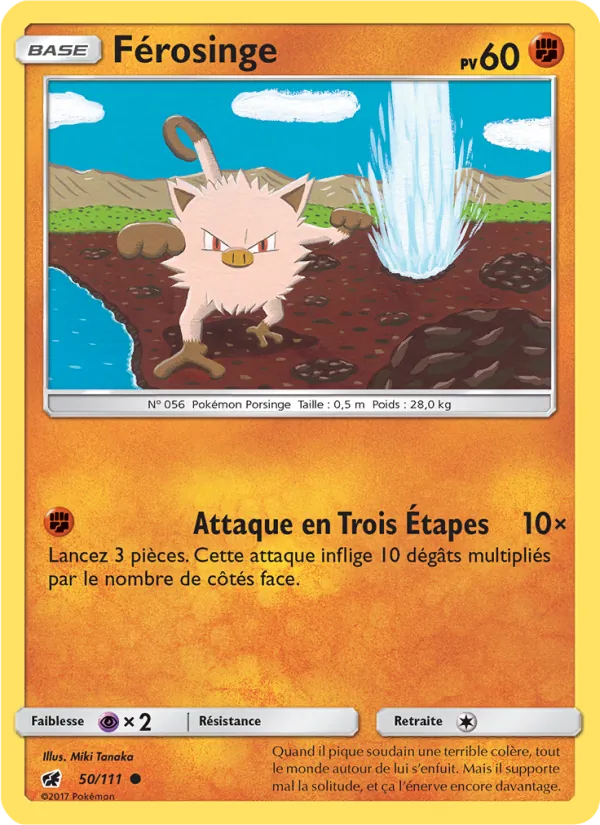 Carte Férosinge de l'extension Invasion Carmin, numéro 50/111
