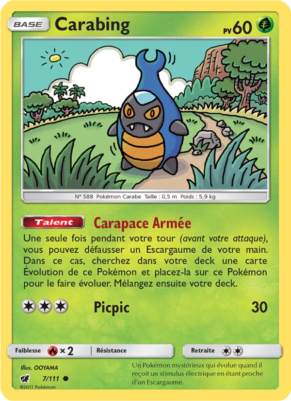 Carte Carabing de l'extension Invasion Carmin, numéro 7/111
