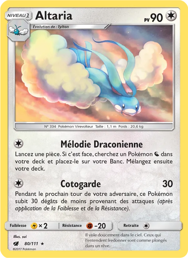 Carte Altaria de l'extension Invasion Carmin, numéro 80/111