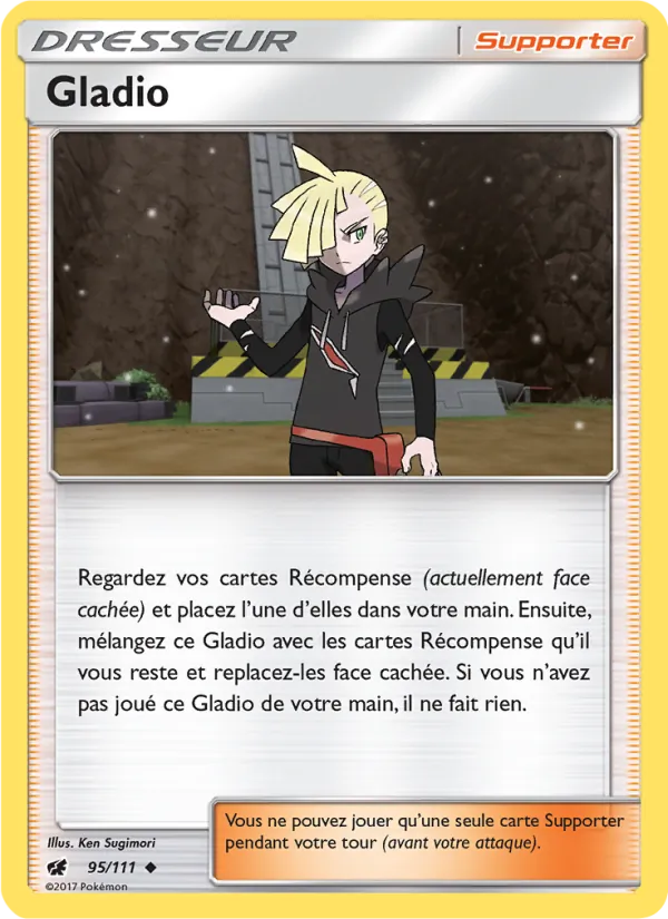 Carte Gladio de l'extension Invasion Carmin, numéro 95/111