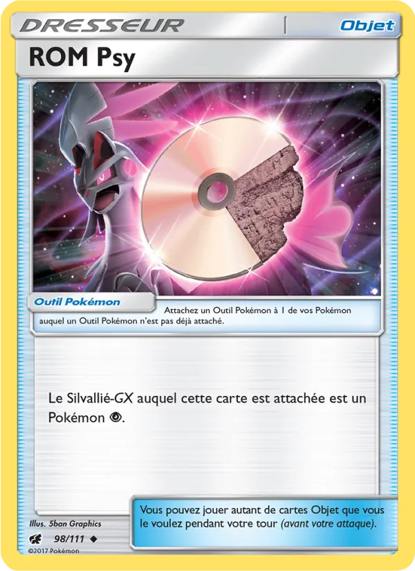 Carte ROM Psy de l'extension Invasion Carmin, numéro 98/111