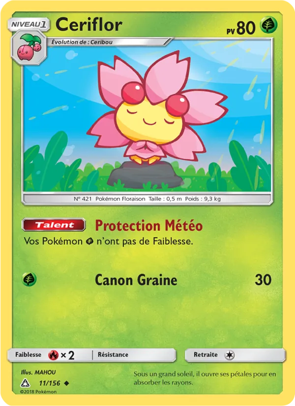 Carte Ceriflor de l'extension Ultra-Prisme, numéro 11/156