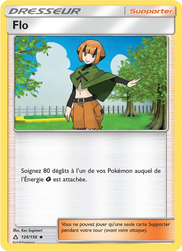 Carte Flo de l'extension Ultra-Prisme, numéro 124/156