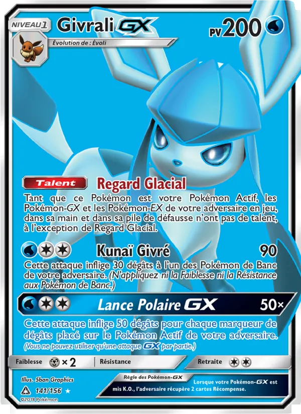 Carte Givrali GX de l'extension Ultra-Prisme, numéro 141/156