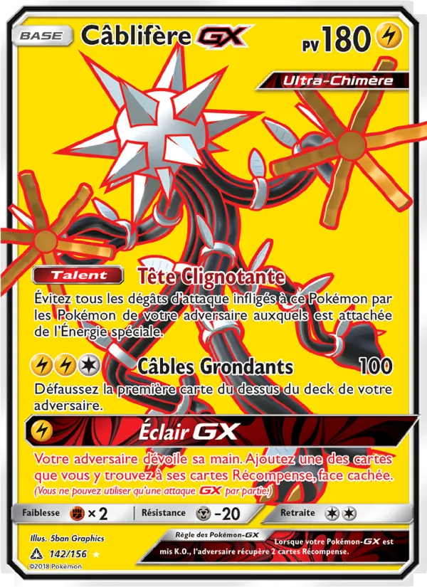 Carte Câblifère GX de l'extension Ultra-Prisme, numéro 142/156