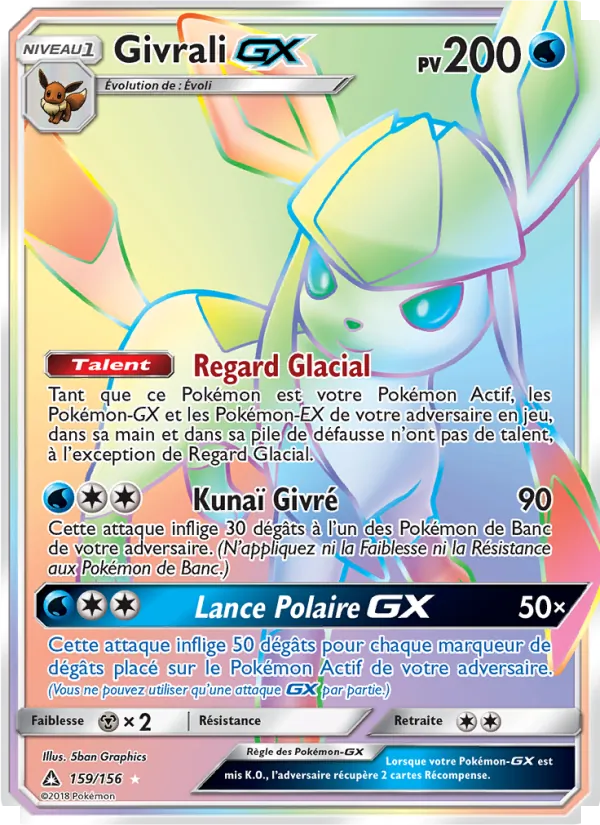 Carte Givrali GX de l'extension Ultra-Prisme, numéro 159/156