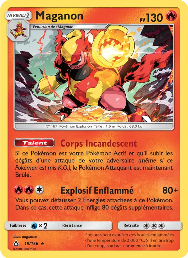 Carte Maganon de l'extension Ultra-Prisme, numéro 19/156