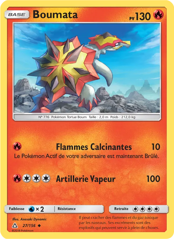 Carte Boumata de l'extension Ultra-Prisme, numéro 27/156