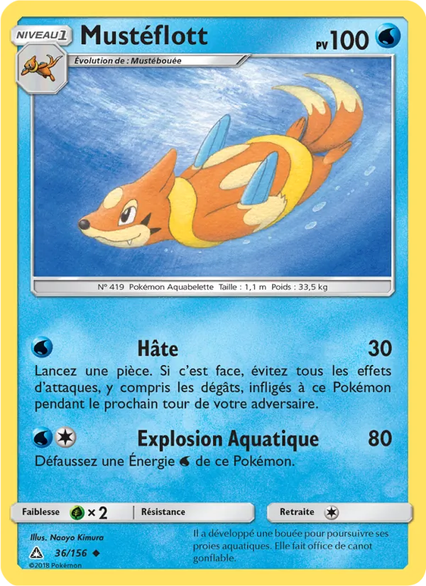 Carte Mustéflott de l'extension Ultra-Prisme, numéro 36/156