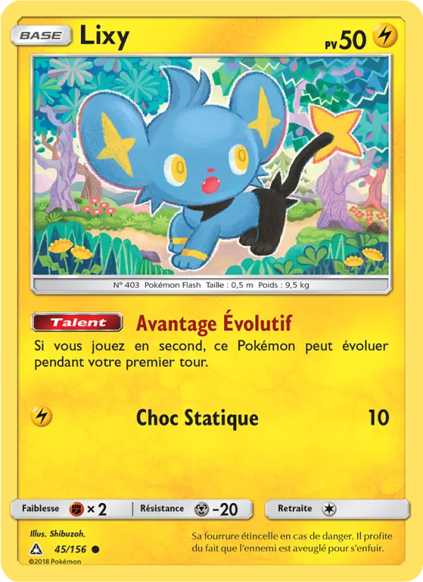 Carte Lixy de l'extension Ultra-Prisme, numéro 45/156