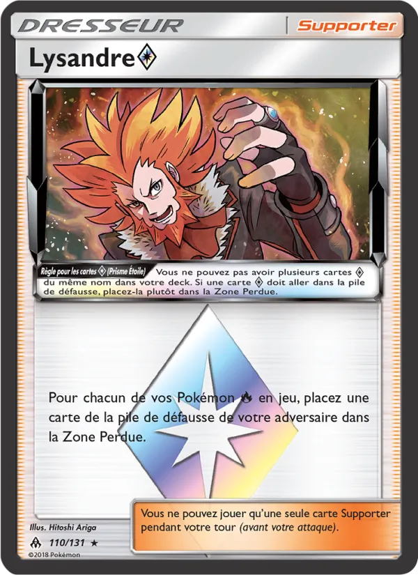 Carte Lysandre ◇ de l'extension Lumière Interdite, numéro 110/131