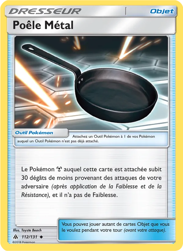 Carte Poêle Métal de l'extension Lumière Interdite, numéro 112/131