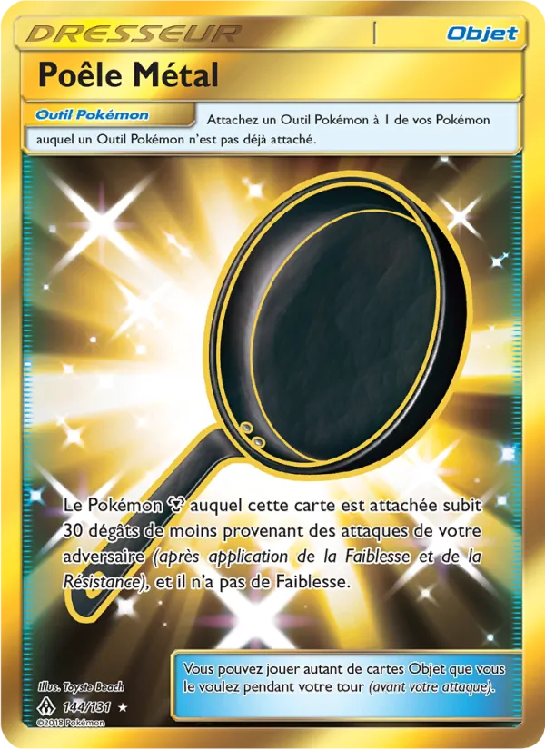 Carte Poêle Métal de l'extension Lumière Interdite, numéro 144/131