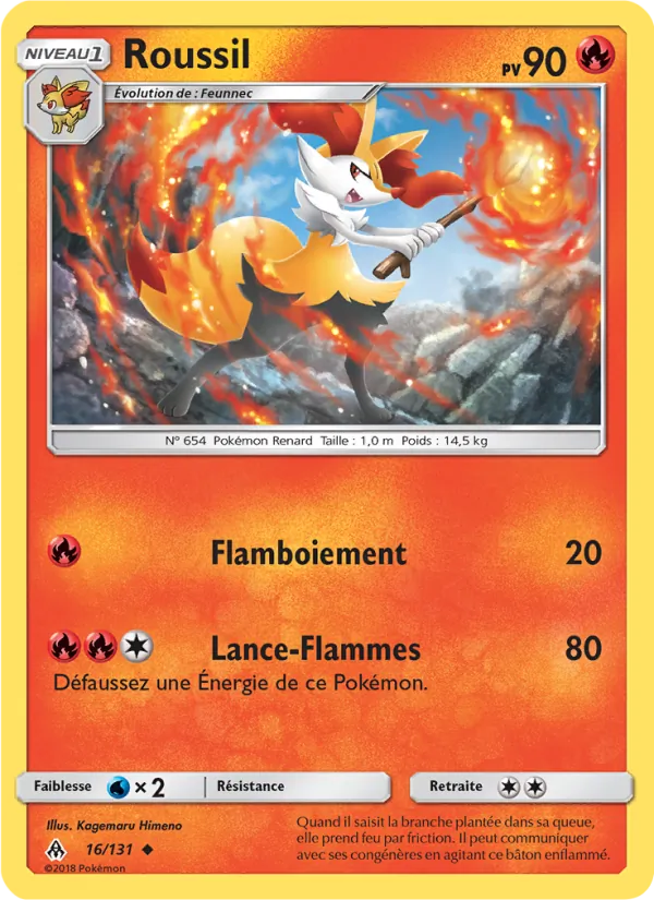 Carte Roussil de l'extension Lumière Interdite, numéro 16/131