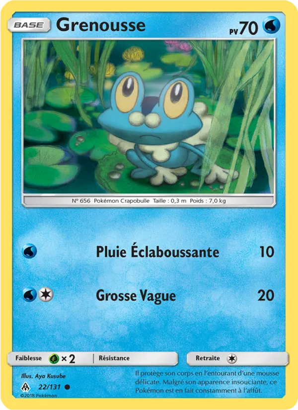 Carte Grenousse de l'extension Lumière Interdite, numéro 22/131