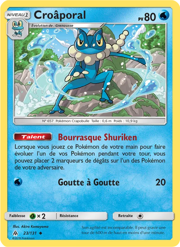 Carte Croâporal de l'extension Lumière Interdite, numéro 23/131