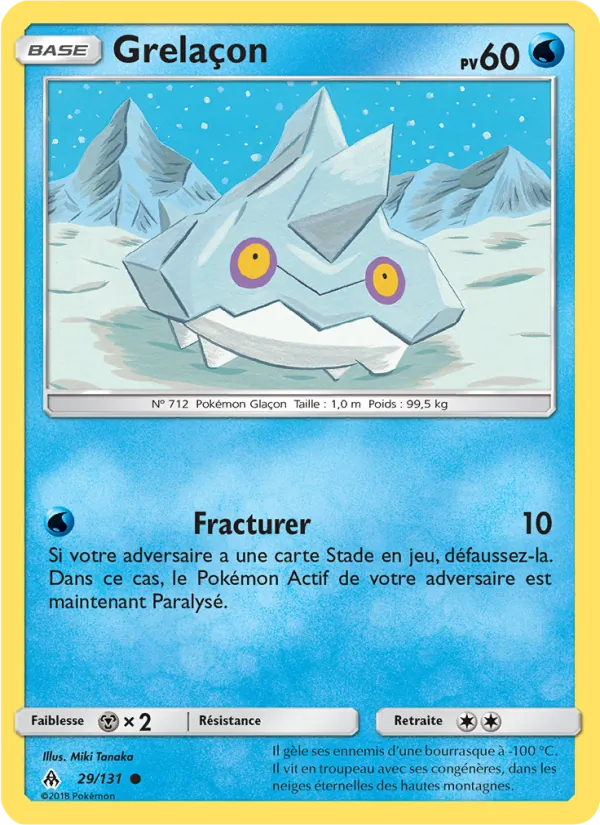 Carte Grelaçon de l'extension Lumière Interdite, numéro 29/131