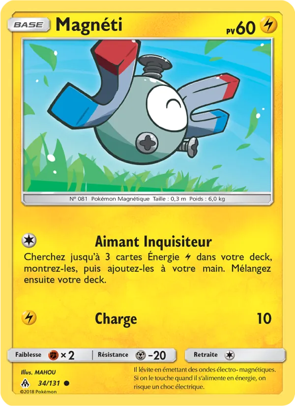 Carte Magnéti de l'extension Lumière Interdite, numéro 34/131