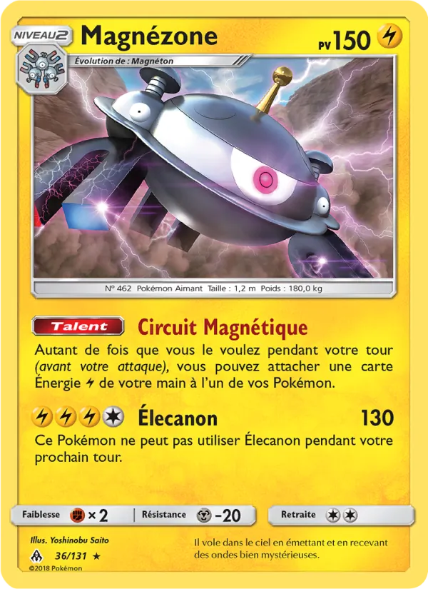 Carte Magnézone de l'extension Lumière Interdite, numéro 36/131