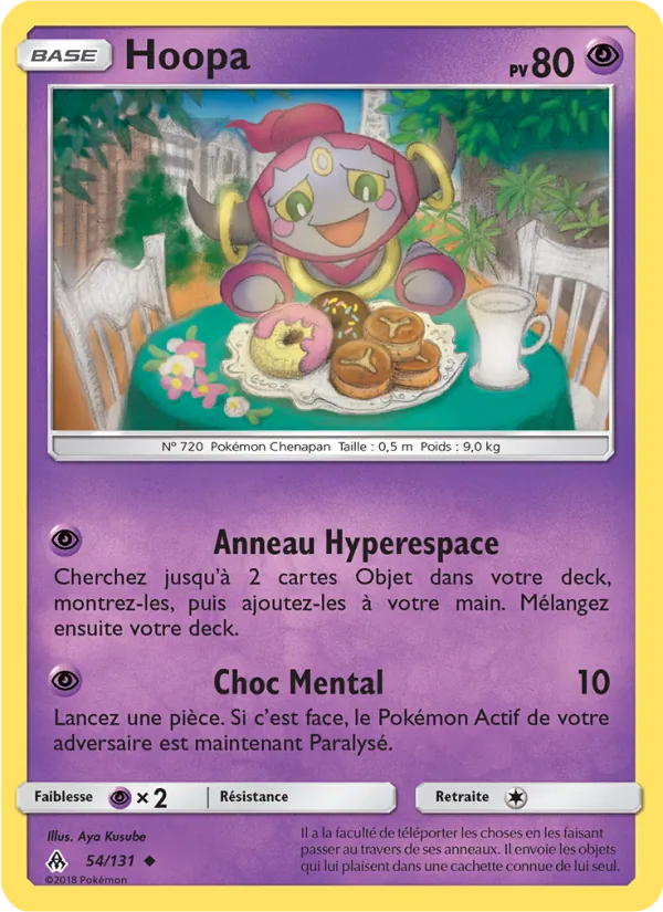 Carte Hoopa de l'extension Lumière Interdite, numéro 54/131