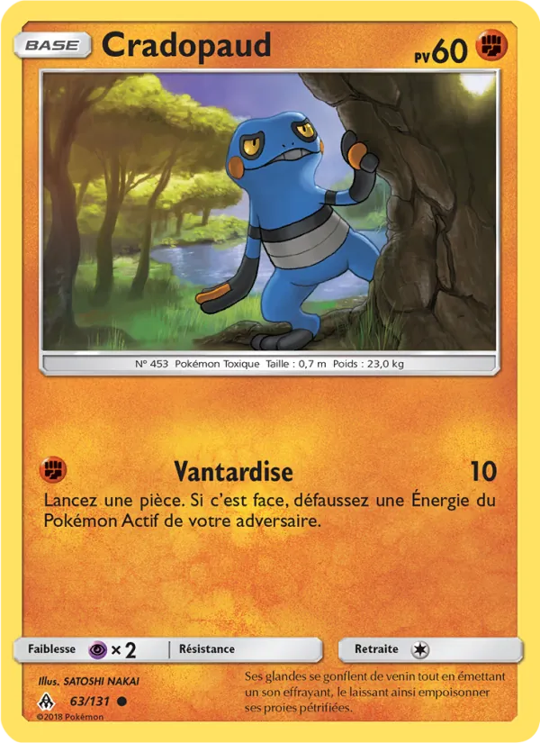 Carte Cradopaud de l'extension Lumière Interdite, numéro 63/131