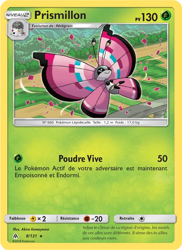 Carte Prismillon de l'extension Lumière Interdite, numéro 8/131