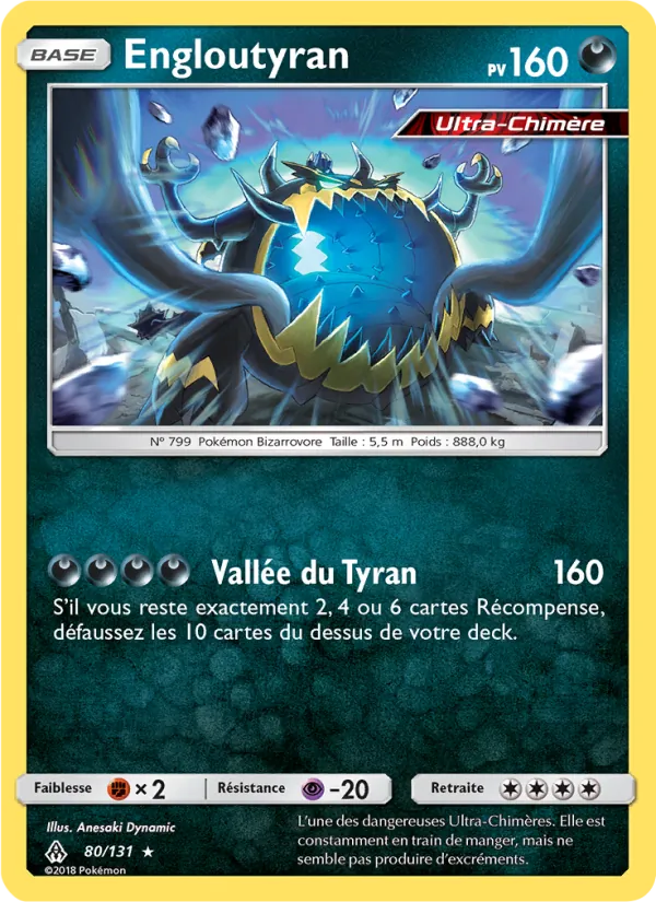 Carte Engloutyran de l'extension Lumière Interdite, numéro 80/131