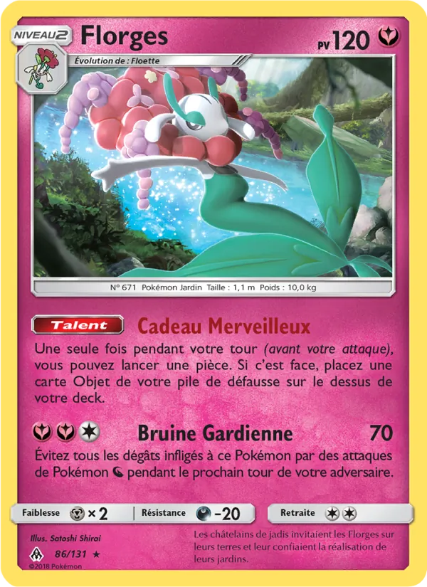Carte Florges de l'extension Lumière Interdite, numéro 86/131