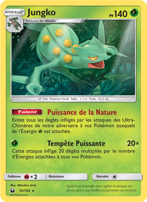 Carte Jungko de l'extension Tempête Céleste, numéro 10/168