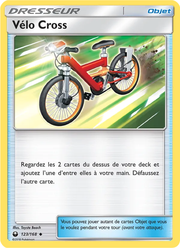 Carte Vélo Cross de l'extension Tempête Céleste, numéro 123/168