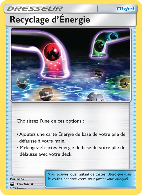 Carte Recyclage d’Énergie de l'extension Tempête Céleste, numéro 128/168