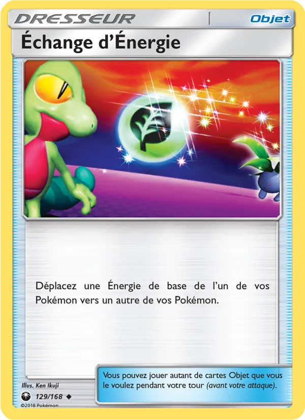 Carte Échange d’Énergie de l'extension Tempête Céleste, numéro 129/168