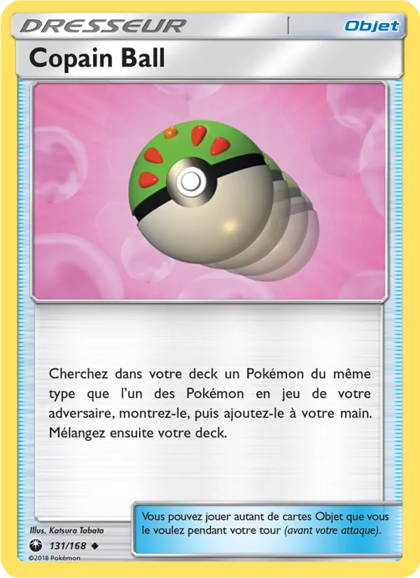Carte Copain Ball de l'extension Tempête Céleste, numéro 131/168