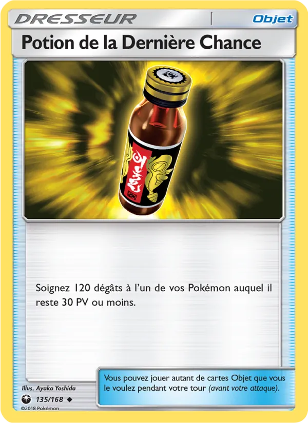 Carte Potion de la Dernière Chance de l'extension Tempête Céleste, numéro 135/168