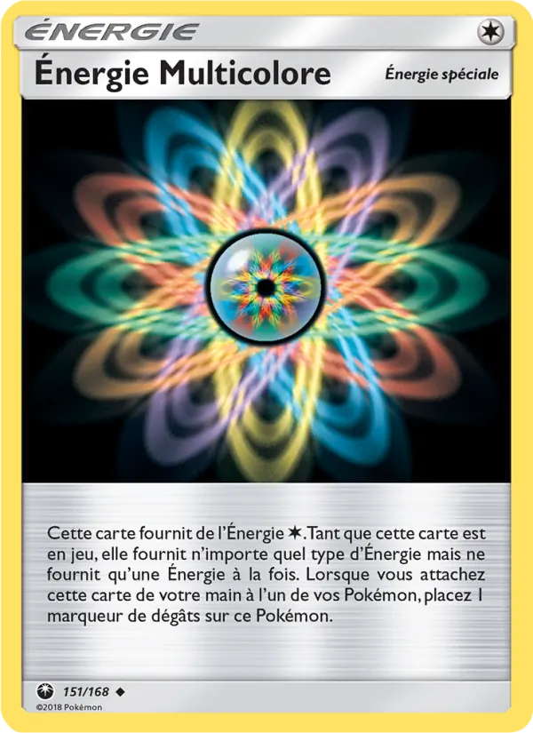 Carte Énergie Multicolore de l'extension Tempête Céleste, numéro 151/168