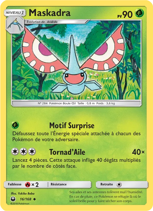 Carte Maskadra de l'extension Tempête Céleste, numéro 16/168