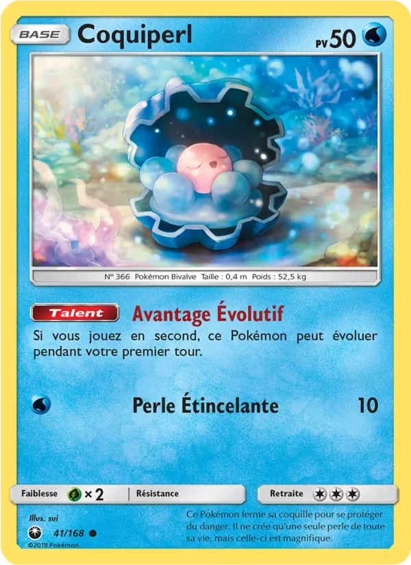 Carte Coquiperl de l'extension Tempête Céleste, numéro 41/168