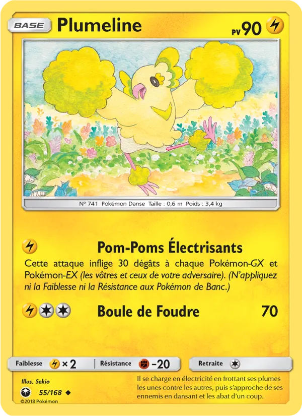 Carte Plumeline de l'extension Tempête Céleste, numéro 55/168