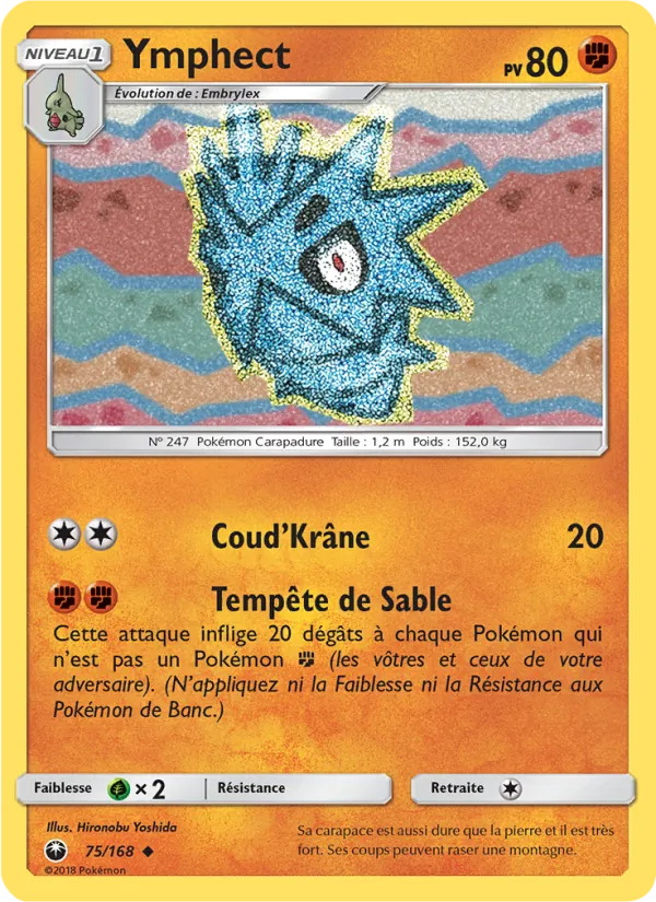 Carte Ymphect de l'extension Tempête Céleste, numéro 75/168