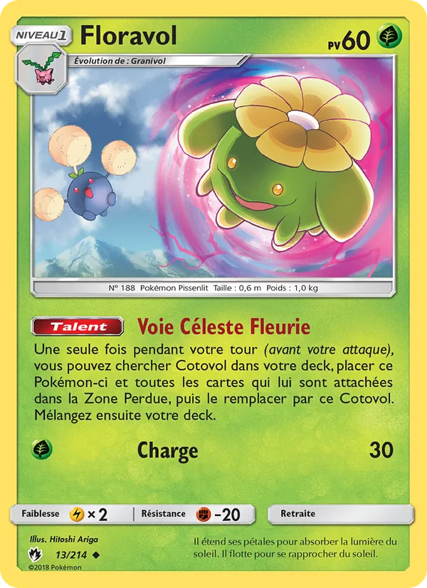 Carte Floravol de l'extension Tonnerre Perdu, numéro 13/214
