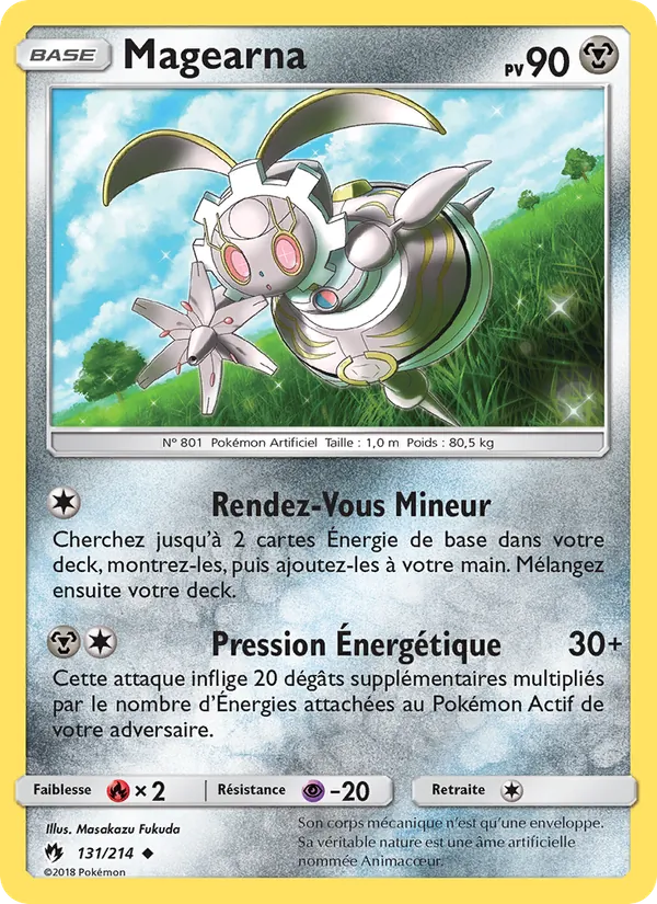 Carte Magearna de l'extension Tonnerre Perdu, numéro 131/214